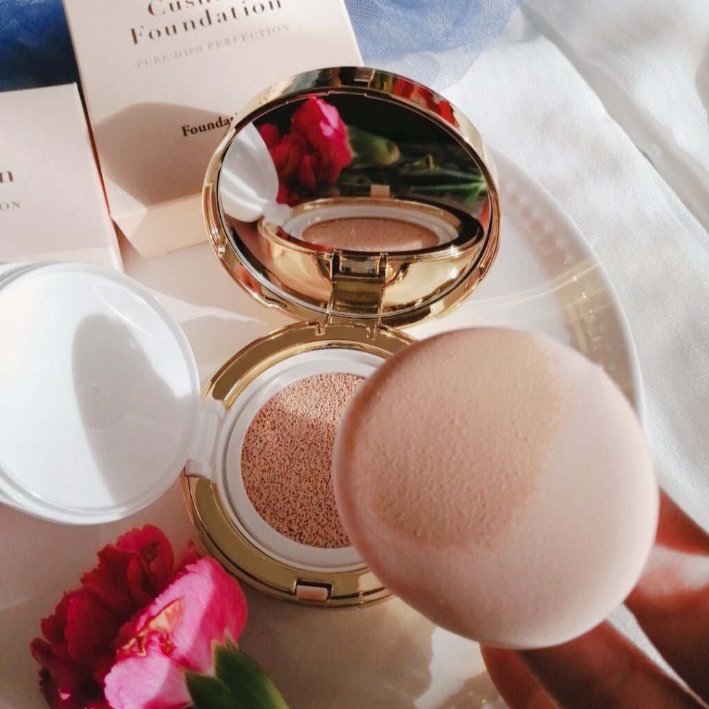 PURE'D100 PERFECTION クッションファンデ/ステファニー/クッションファンデーションを使ったクチコミ(2枚目)