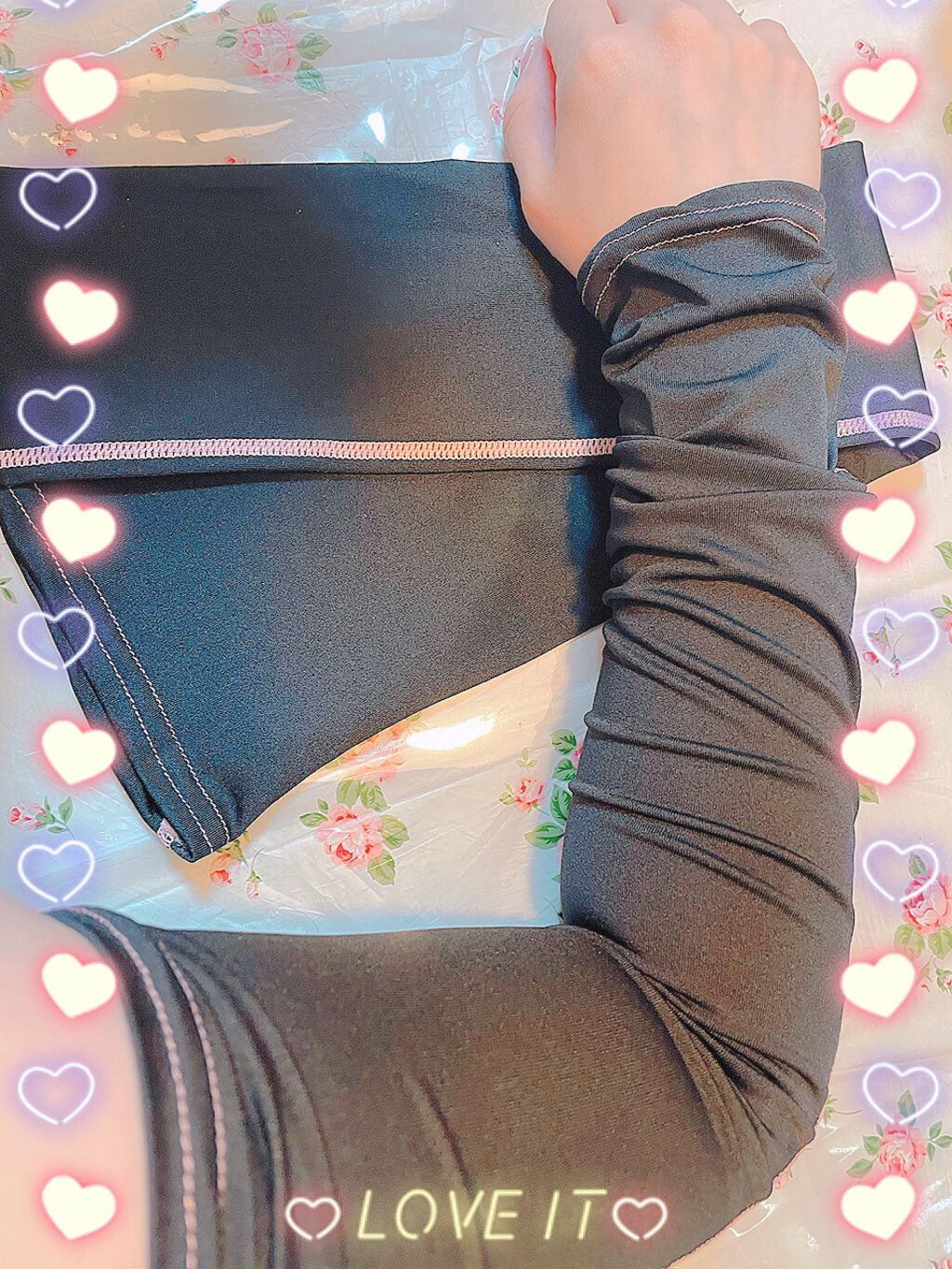 スポーツアームカバー/DAISO/日焼け止め・UVケアを使ったクチコミ(2枚目)