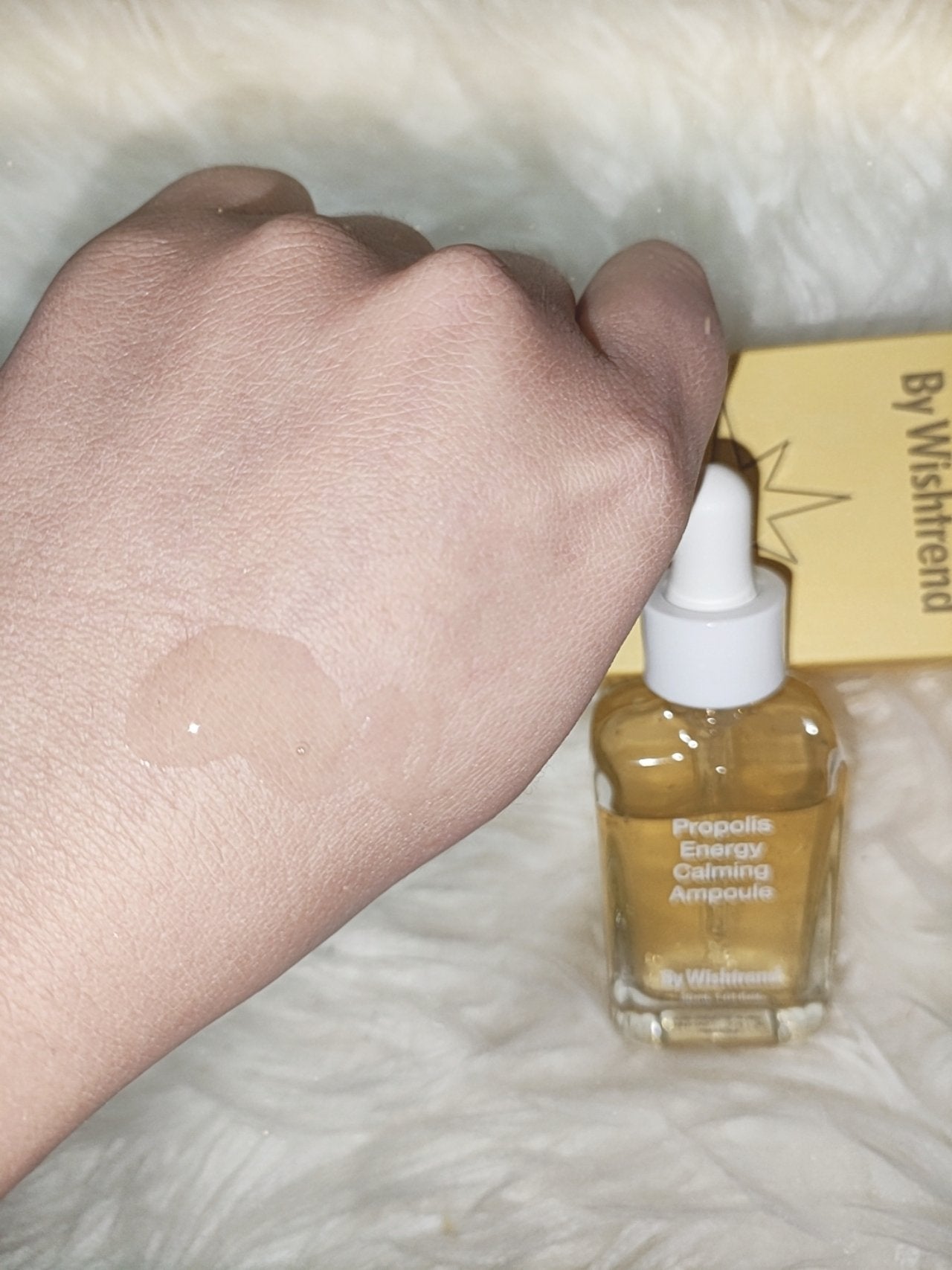プロポリスエナジーカーミングアンプル/By Wishtrend/美容液を使ったクチコミ(2枚目)