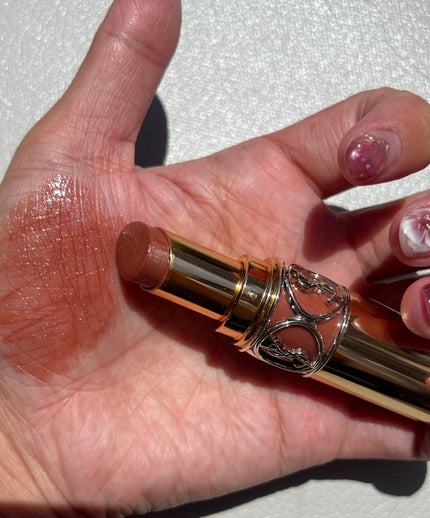 ルージュ ヴォリュプテ シャイン/YVES SAINT LAURENT BEAUTE/口紅を使ったクチコミ(4枚目)