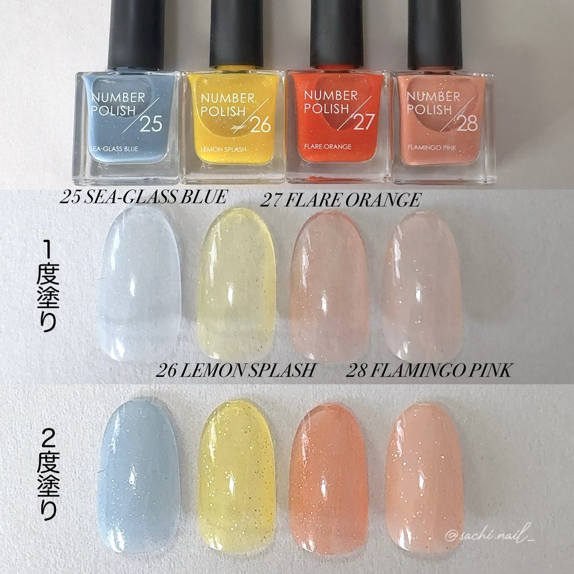 NUMBER POLISH　/D-UP/マニキュアを使ったクチコミ（2枚目）