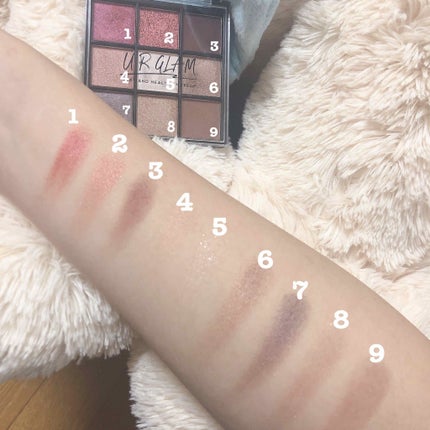 UR GLAM BLOOMING EYE COLOR PALETTE/U R GLAM/アイシャドウパレットを使ったクチコミ(3枚目)