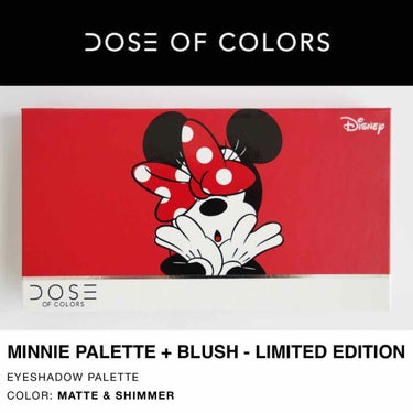 MINNIE PALETTE + BLUSH - LIMITED EDITION /DOSE OF COLORS/アイシャドウパレットを使ったクチコミ（3枚目）