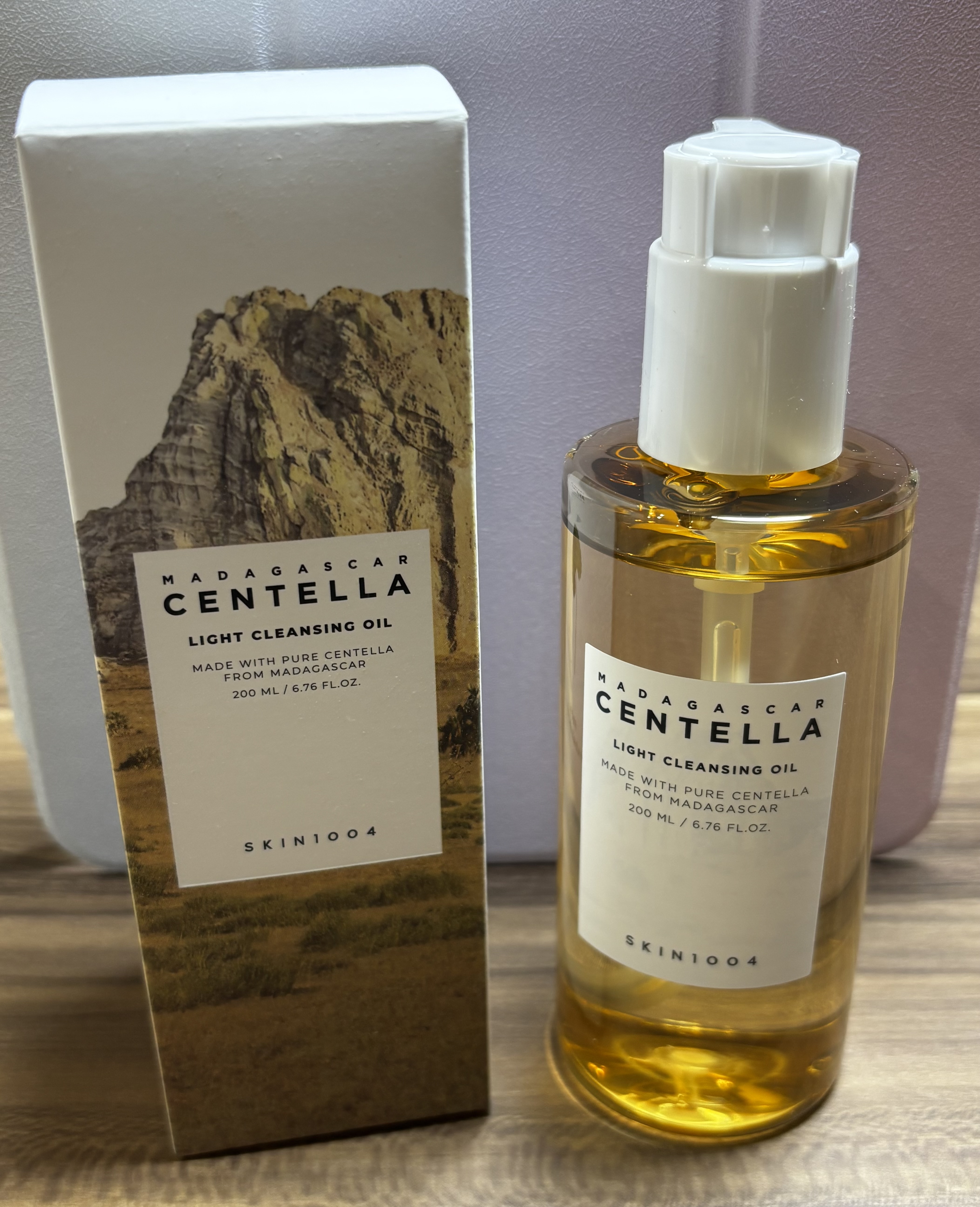 センテラ ライトクレンジングオイル/SKIN1004/オイルクレンジングを使ったクチコミ（1枚目）