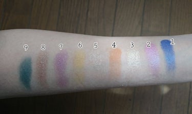 UR GLAM　BLOOMING EYE COLOR PALETTE/U R GLAM/アイシャドウパレットを使ったクチコミ（4枚目）