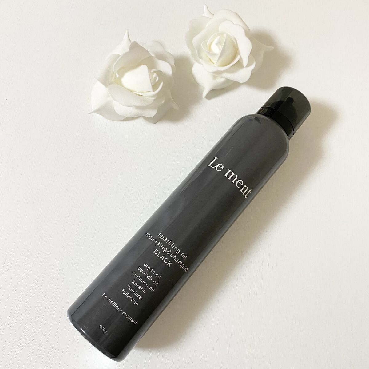 スパークリングオイル クレンジング＆シャンプー ブラック /Le ment/市販シャンプーを使ったクチコミ（1枚目）