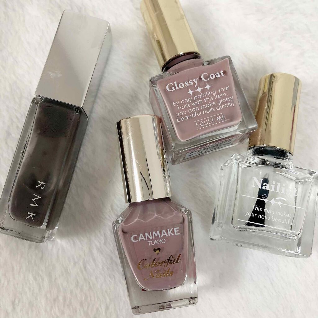 グロッシーコート/スキューズミー/オールインワンネイルを使ったクチコミ（2枚目）