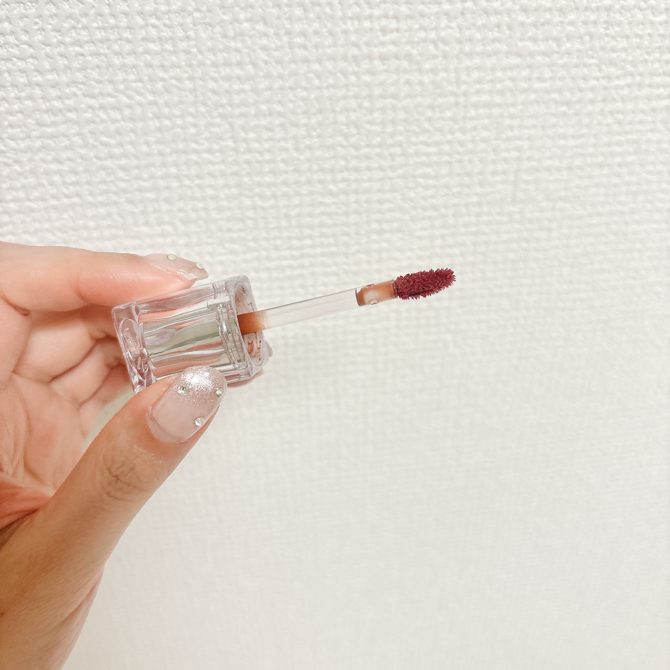 ウォーターリズムグロウティント 04 フィグピーチ/TIRTIR(ティルティル)/リップティントを使ったクチコミ（3枚目）