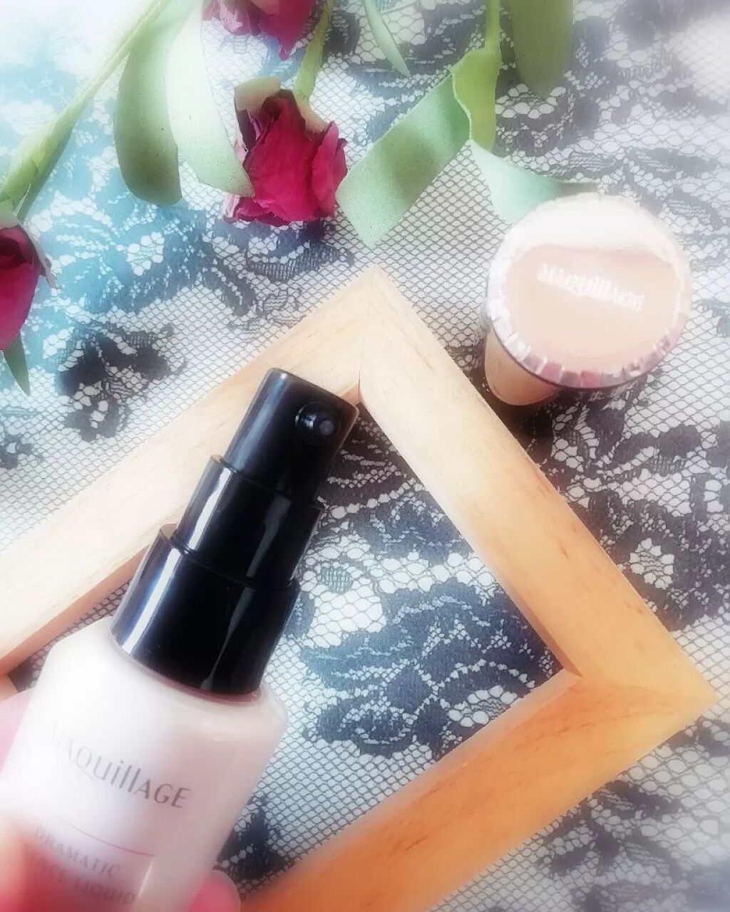 ドラマティックエッセンスリキッド/マキアージュ/リキッドファンデーションを使ったクチコミ（3枚目）