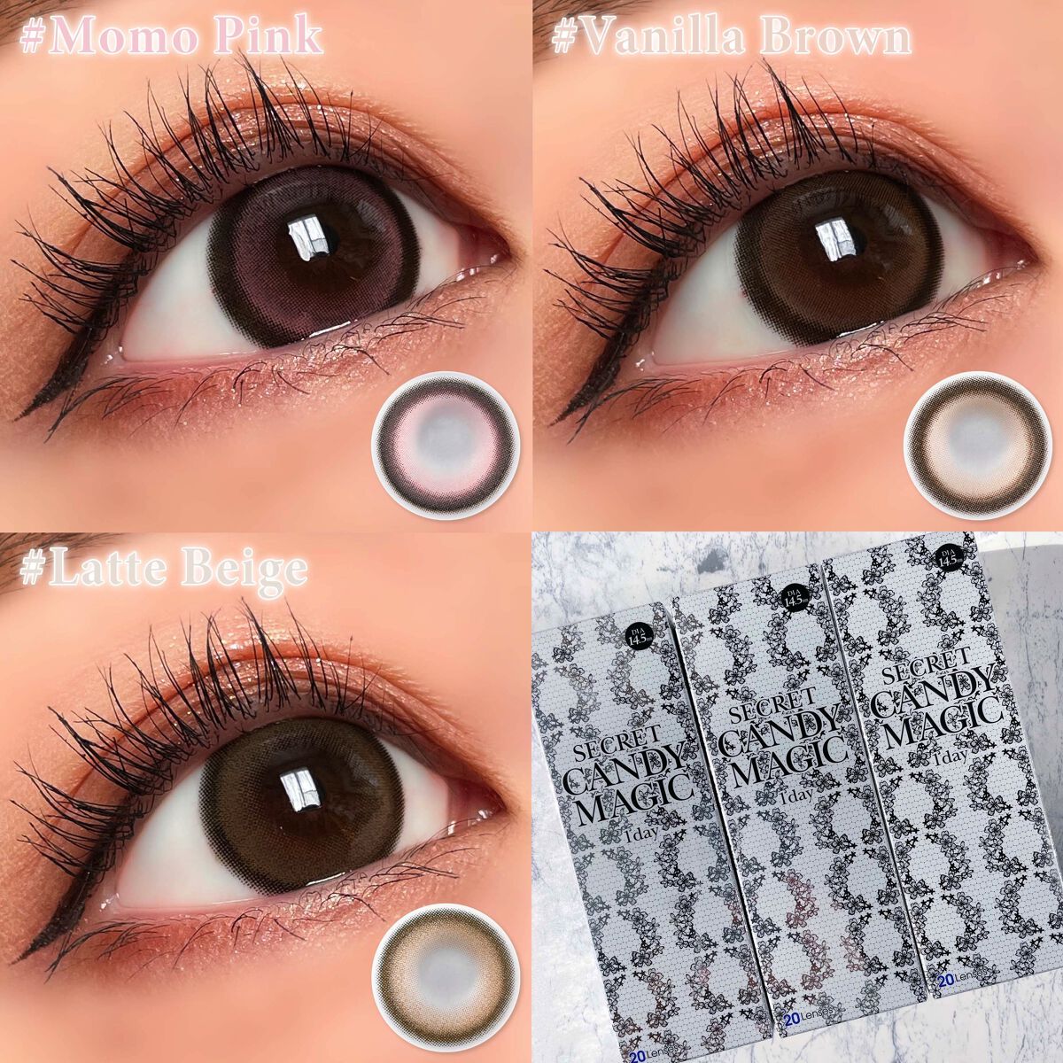 secretcandymagic 1day(シークレットキャンディーマジック）/secret candymagic/ワンデー（１DAY）カラコンを使ったクチコミ（2枚目）