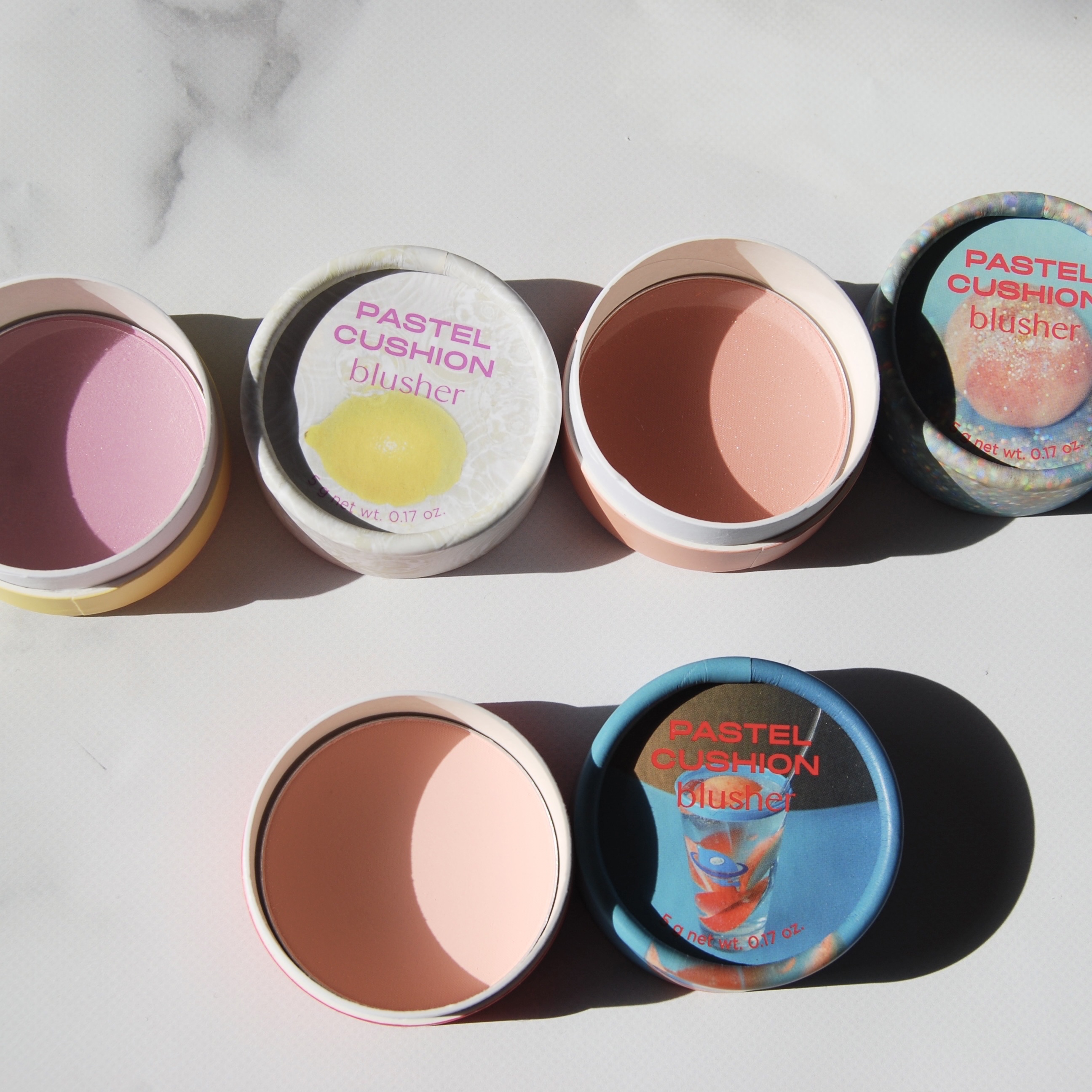 パステルクッションブラッシャー/THE FACE SHOP/パウダーチークを使ったクチコミ（2枚目）