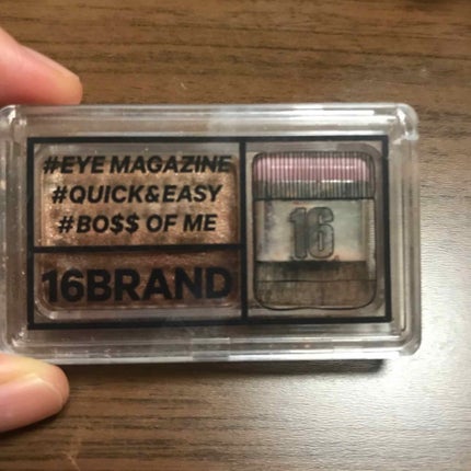 16 EYE MAGAZINE/16BRAND/アイシャドウパレットを使ったクチコミ(1枚目)