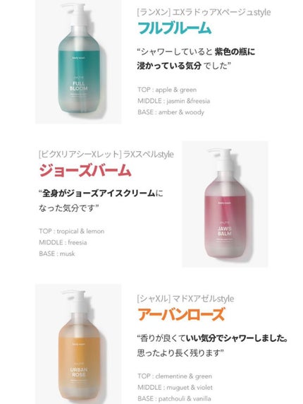 Perfume body wash/GRAFEN /ボディソープを使ったクチコミ(4枚目)