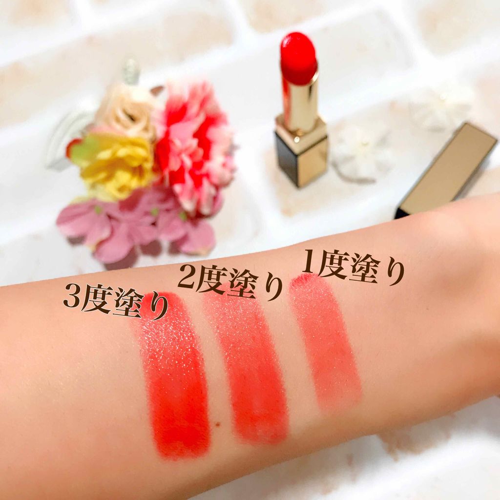 グレイズバームリップ/excel/口紅を使ったクチコミ（2枚目）