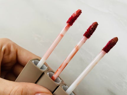 センシュアルフィックスティント 05 カヌレブラウン/Ririmew/リップティントを使ったクチコミ(3枚目)