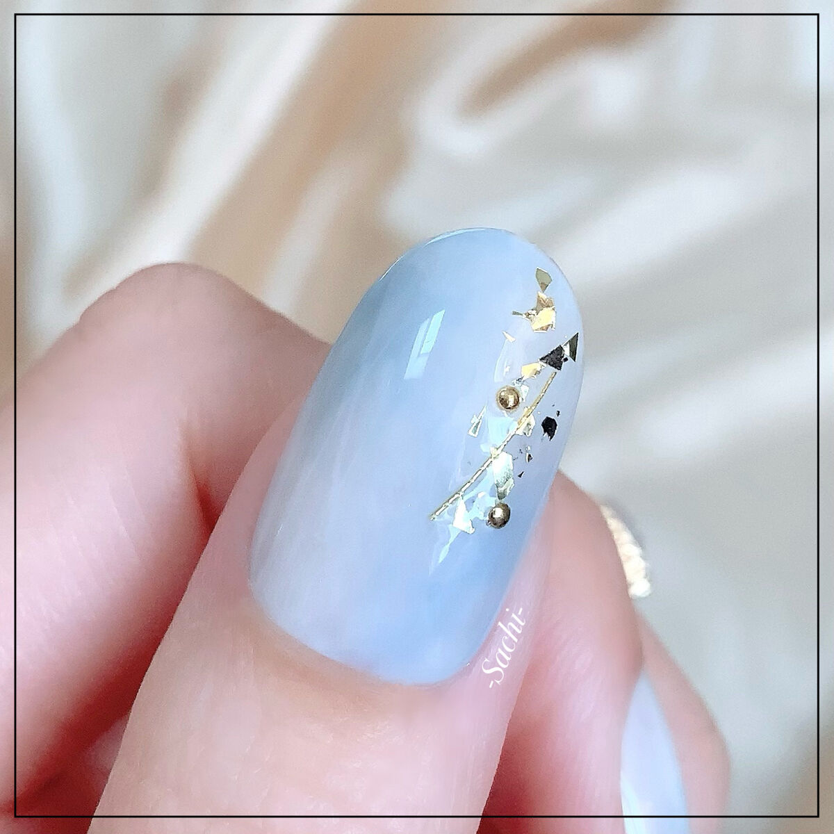 ネイル エナメル 944 ブルー系/ちふれ/マニキュアを使ったクチコミ（3枚目）