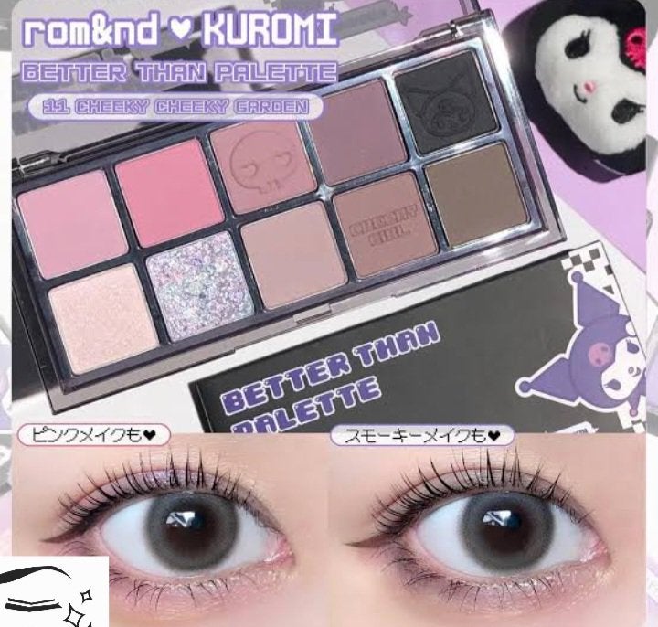 ♪︎ゆん♪︎ on LIPS 「今日は最近届いたロムアンドのサンリオコラボのアイシャドウクロミ..」(1枚目)
