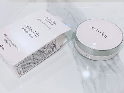 リンクルホワイトクッションファンデーション/コラリッチ/クッションファンデーションを使ったクチコミ(3枚目)