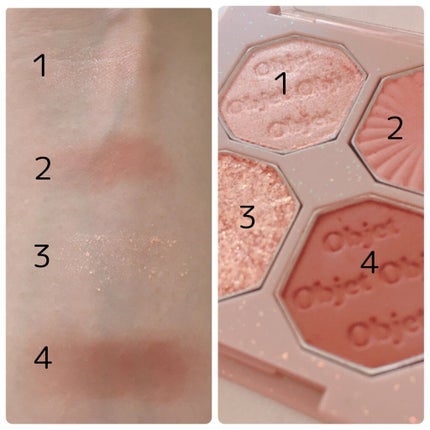 プレイカラーアイズ ミニオブジェ/ETUDE/アイシャドウパレットを使ったクチコミ(2枚目)