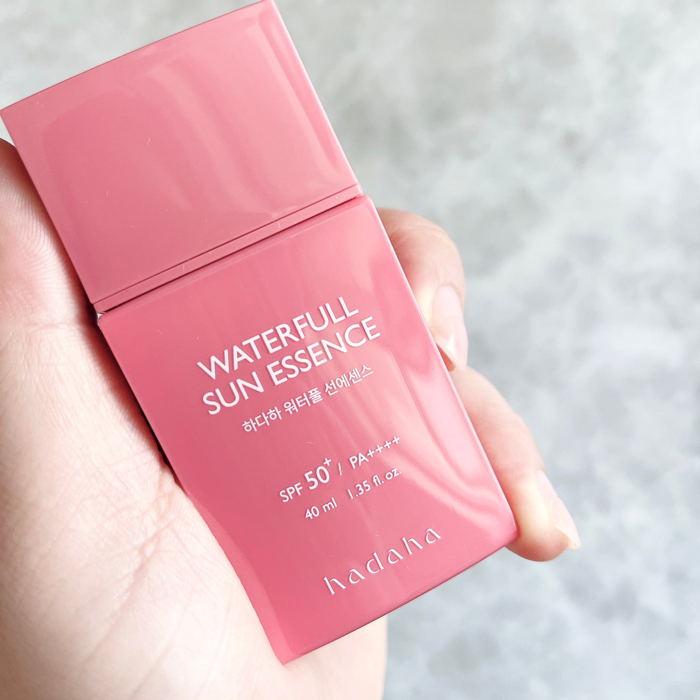 ウォーターフルサンエッセンス/hadaha/日焼け止めローションを使ったクチコミ(1枚目)