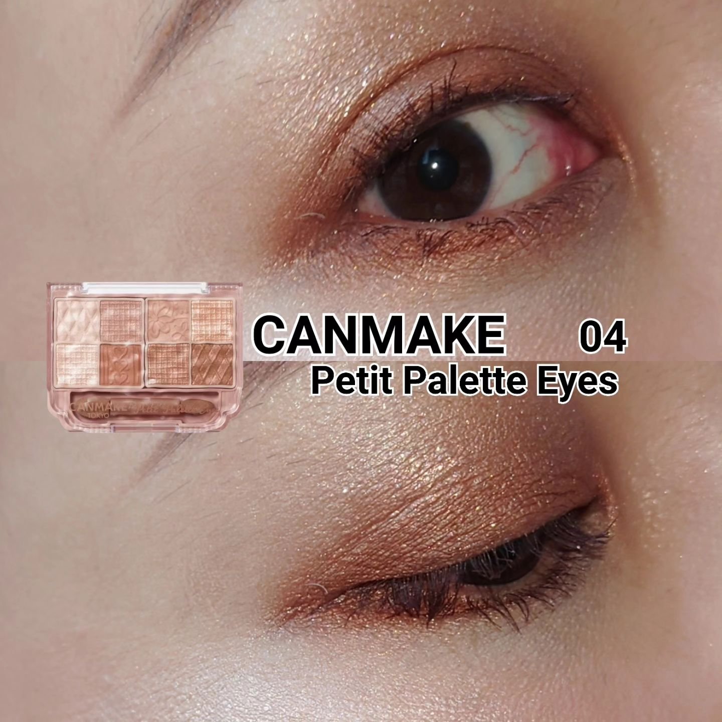 プティパレットアイズ/キャンメイク/パウダーアイシャドウを使ったクチコミ（1枚目）