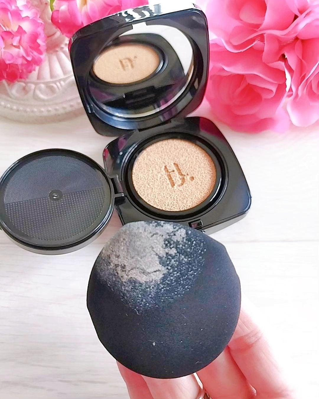 レイヤリングフィット グロークッションEX/TFIT/クッションファンデーションを使ったクチコミ(3枚目)