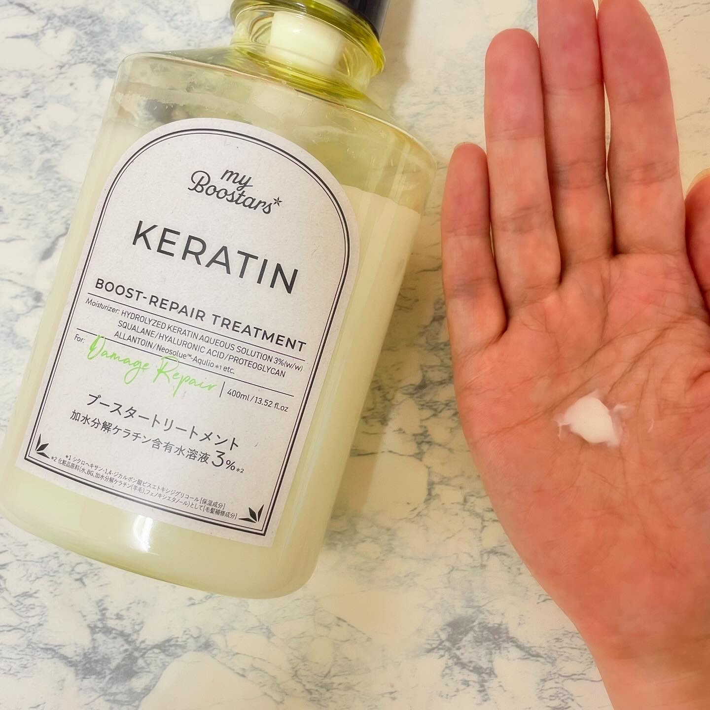 ケラチン ブースター シャンプー/トリートメント [ダメージリペア] シトラスサボンの香り/マイブースターズ/市販シャンプーを使ったクチコミ（3枚目）