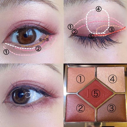 【旧】サンク クルール クチュール/Dior/アイシャドウパレットを使ったクチコミ(3枚目)