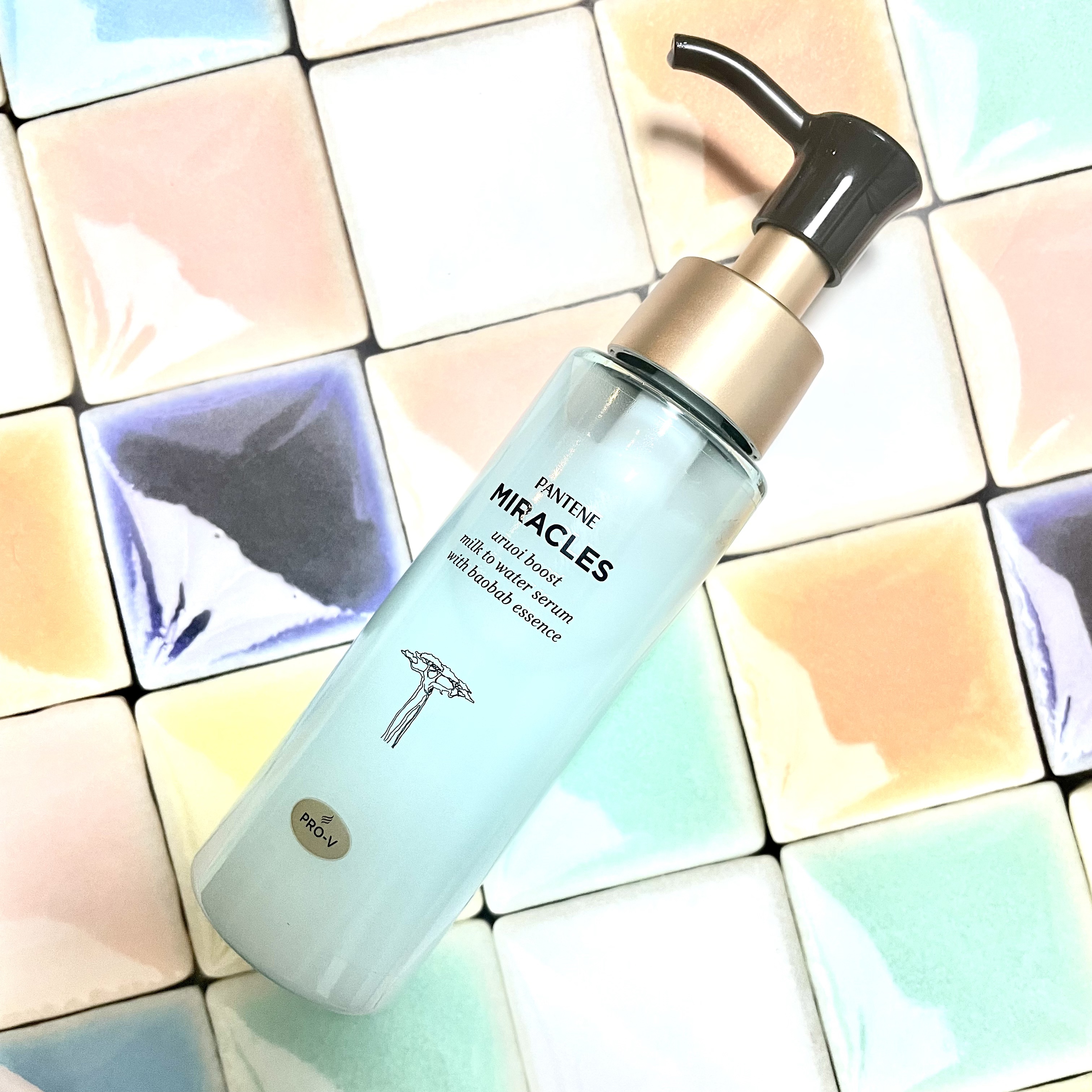 ミラクルズ うるおいブーストミルクウォーターセラム/パンテーン/アウトバストリートメントを使ったクチコミ（3枚目）