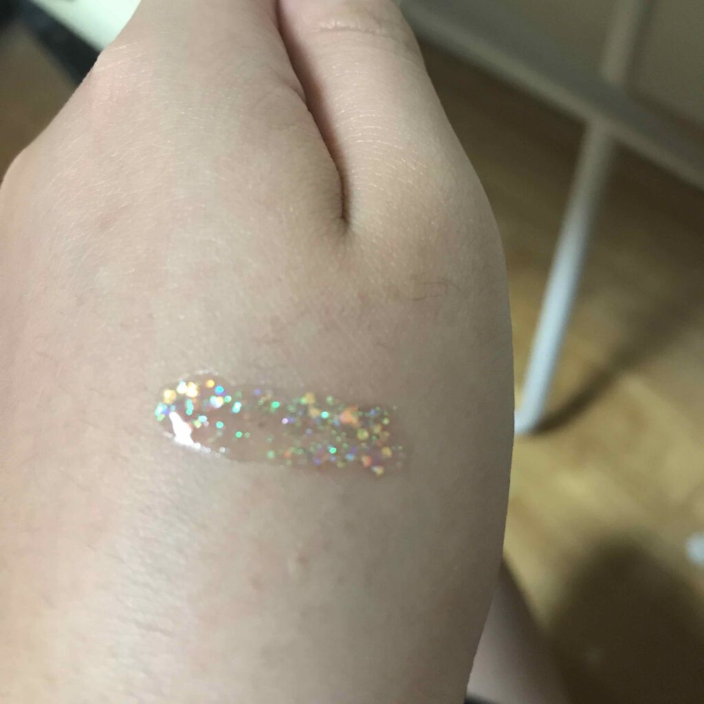 UR GLAM LUXE　GLITTER LIP GLOSS/U R GLAM/リップグロスを使ったクチコミ（2枚目）