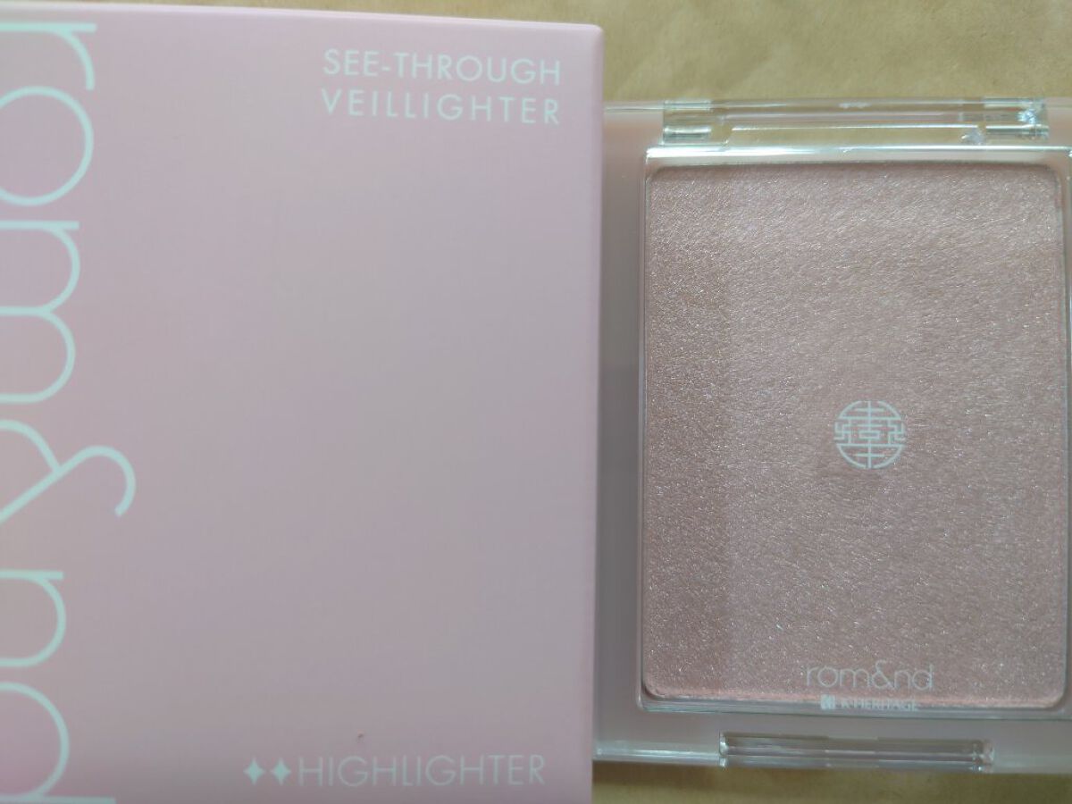 ヴェールライター/rom&nd/パウダーハイライトを使ったクチコミ（1枚目）