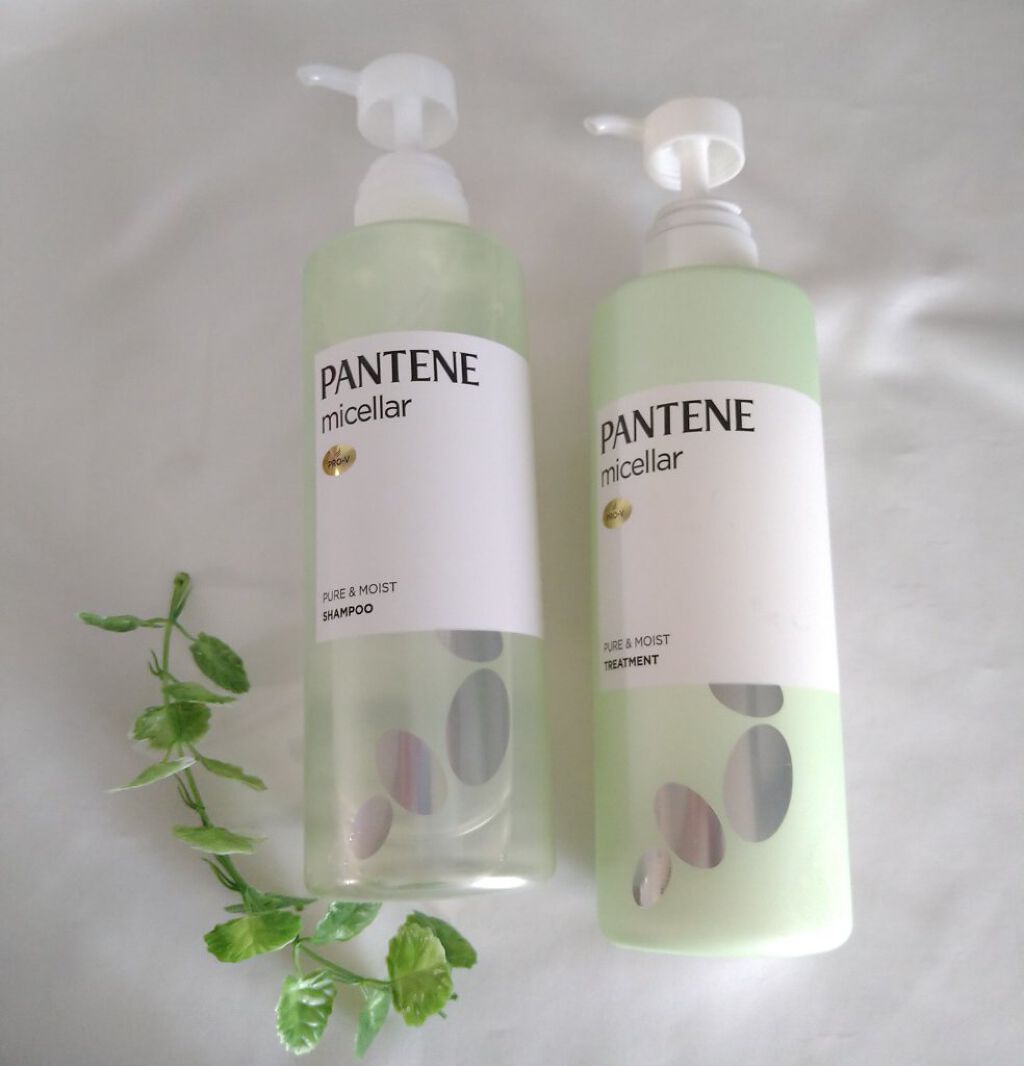 PRO-V ミセラー ピュア＆モイスト ノンシリコンシャンプー/トリートメント/パンテーン/市販シャンプーを使ったクチコミ（1枚目）