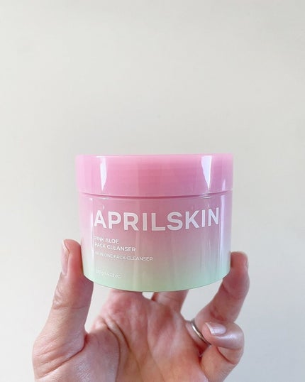 ピンクアロエメレンゲクレンザー/APRILSKIN/その他洗顔料を使ったクチコミ(2枚目)