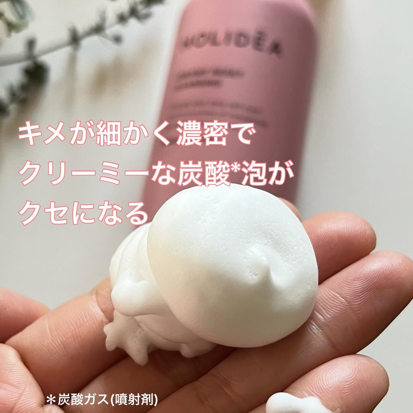 ホリーディア クリーミーリセットクレンジング/HOLIDEA/泡洗顔を使ったクチコミ(2枚目)