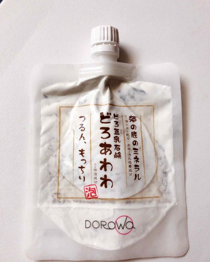 どろ豆乳石鹸 どろあわわ/健康コーポレーション/洗顔フォームを使ったクチコミ(1枚目)