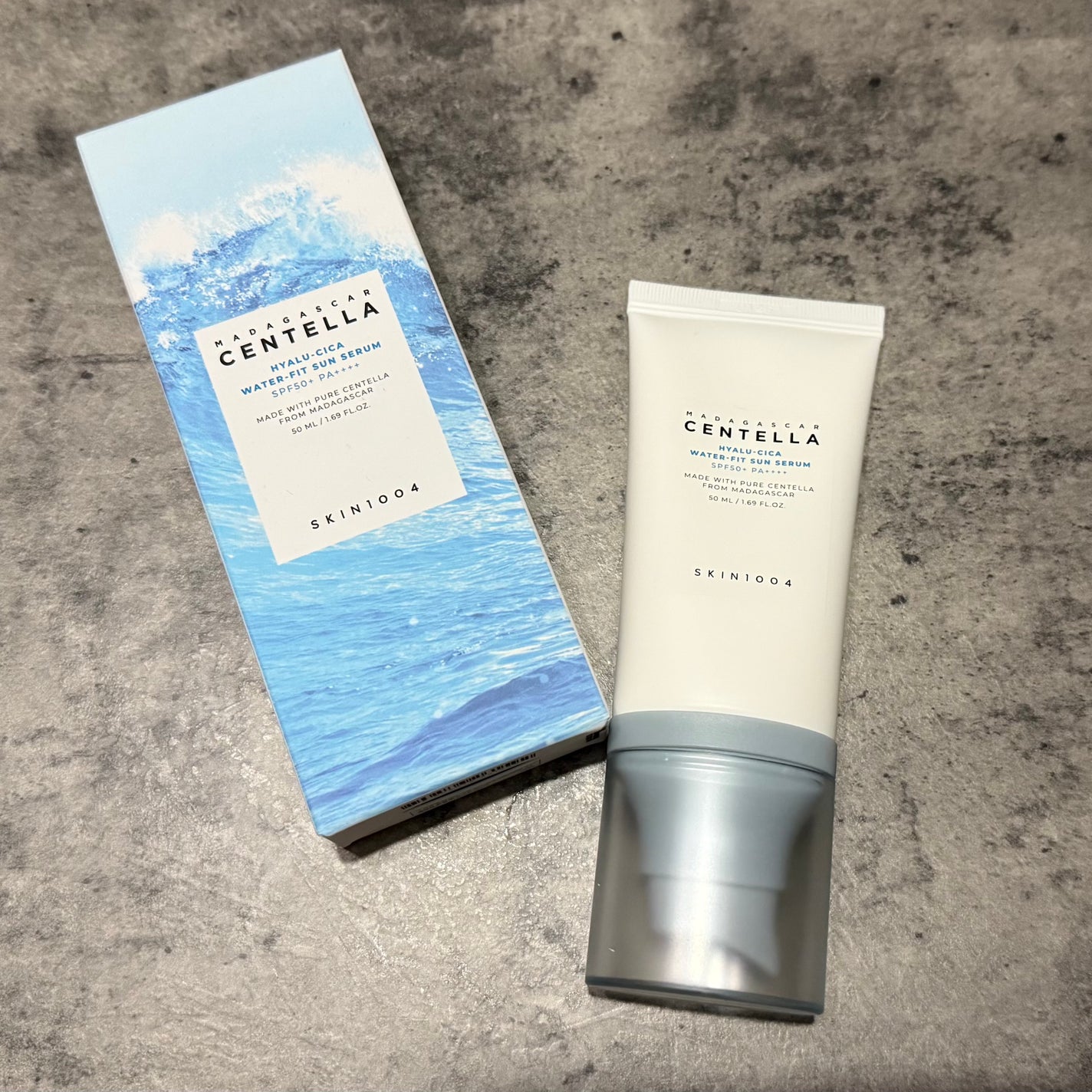 ヒアルーシカ ウォーターフィット サンセラム/SKIN1004/日焼け止めローションを使ったクチコミ(2枚目)