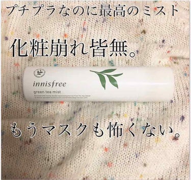 グリーンティー　ヒアルロン　ミスト/innisfree/ミスト状化粧水を使ったクチコミ（1枚目）