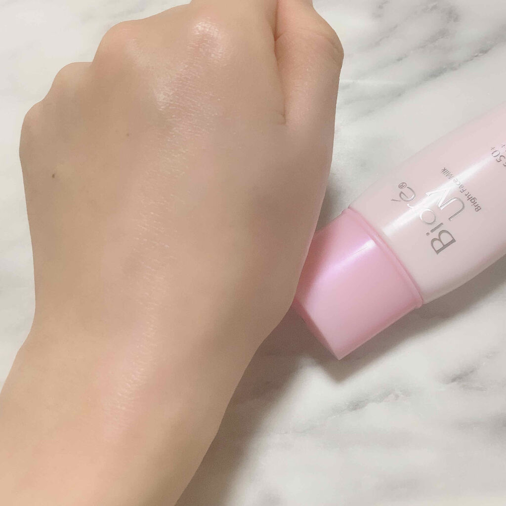 ビオレUV さらさらブライトミルク SPF50+/ビオレ/日焼け止めミルクを使ったクチコミ（2枚目）