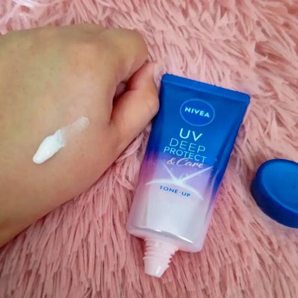 ニベアUV ディープ プロテクト&ケア トーンアップ エッセンス/ニベア/日焼け止めローションを使ったクチコミ(3枚目)