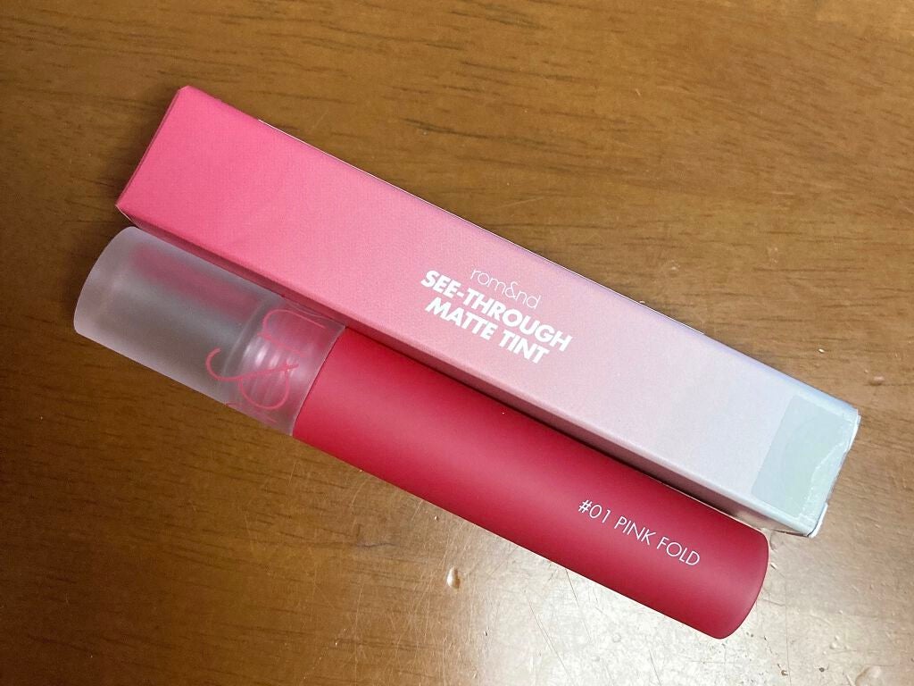 シースルーマットティント/rom&nd/リップティントを使ったクチコミ(3枚目)