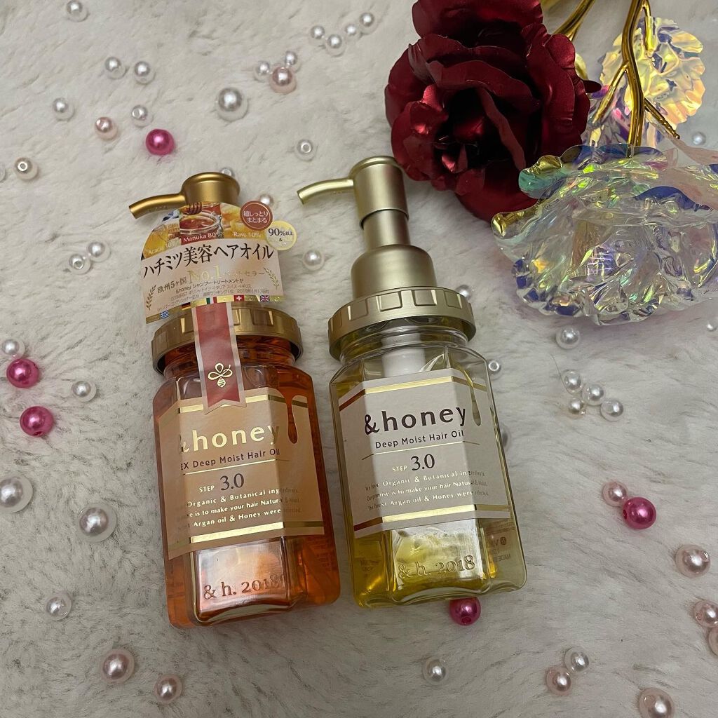 ディープモイスト ヘアオイル3.0/&honey/ヘアオイルを使ったクチコミ（2枚目）