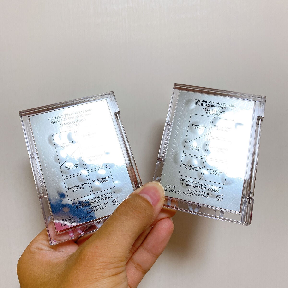 プロ アイパレット ミニ/CLIO/アイシャドウパレットを使ったクチコミ(7枚目)