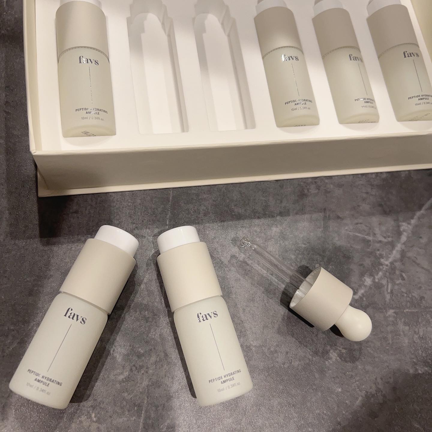 ペプチドハイドレーティングアンプル/favs/美容液を使ったクチコミ（1枚目）