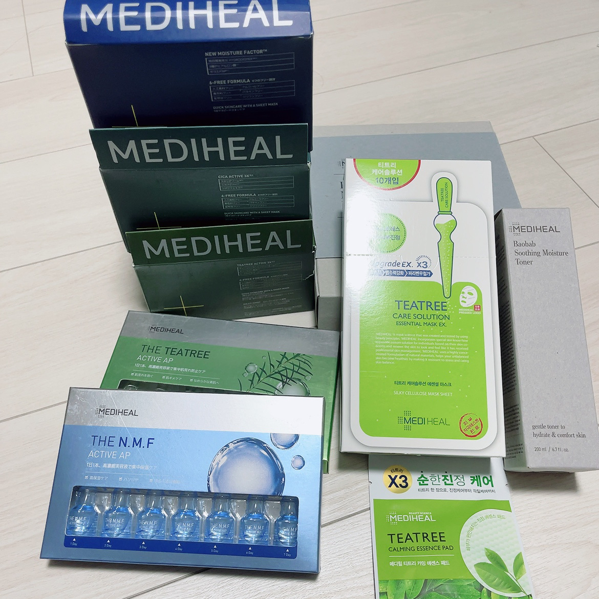 未使用⭐️ 【EUNYUL】ウンユル クリーン＆フレッシュシートマスク - 10種 試してみた】クリーン＆フレッシュマスクパック10タイプスパック