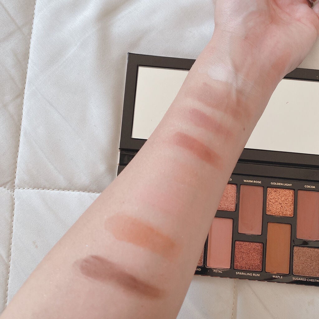 ボーン ディス ウェイ ザ ナチュラル ヌード アイシャドウ パレット/Too Faced/アイシャドウパレットを使ったクチコミ(4枚目)