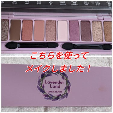 プレイカラー アイシャドウ ラベンダーランド【生産終了】/ETUDE/アイシャドウパレットを使ったクチコミ（1枚目）