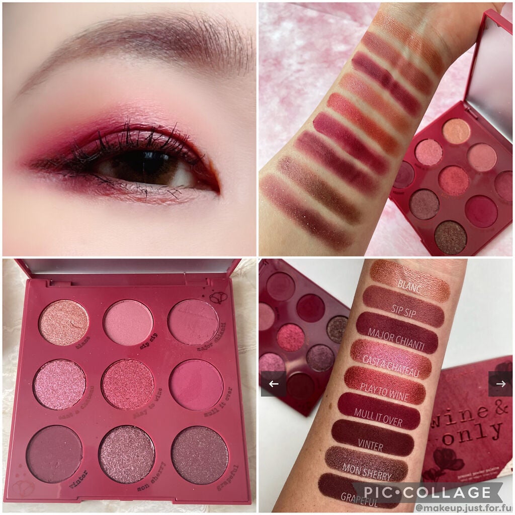Wine&Only/ColourPop/アイシャドウパレットを使ったクチコミ(6枚目)