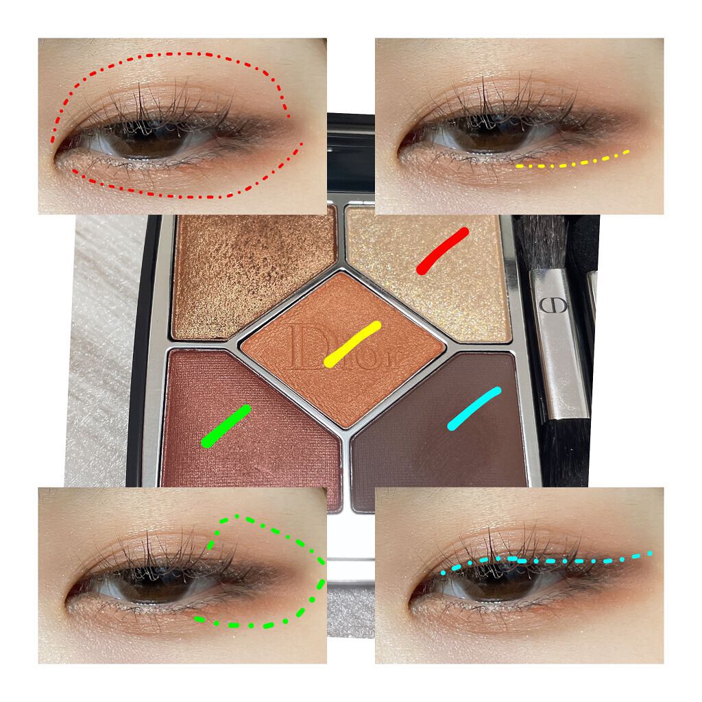 【旧】サンク クルール クチュール 439 コッパー/Dior/アイシャドウパレットを使ったクチコミ（2枚目）