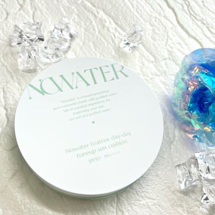 ティーツリーデイデイトーンアップサンクッション/NOWATER/日焼け止めローションを使ったクチコミ(4枚目)