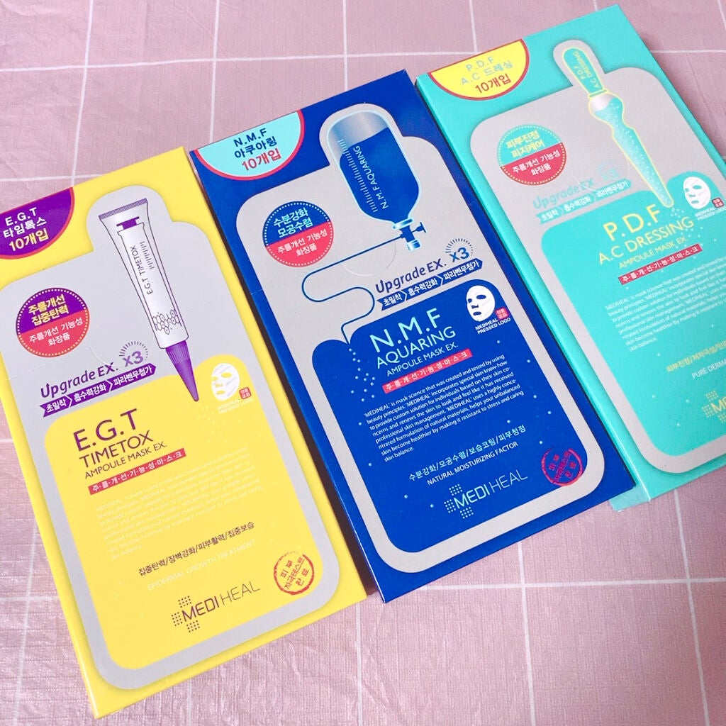 N.M.FアクアアンプルマスクJEX/MEDIHEAL/シートマスク・パックを使ったクチコミ(1枚目)